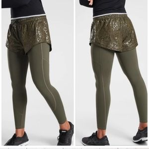 Athleta Rainier 2 in 1 leggings